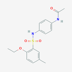 N-[4-[(2-Ethoxy-5-methylphenyl)sulfonylamino]phenyl]acetamide