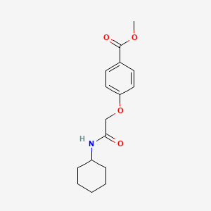 Methyl 4-[2-(cyclohexylamino)-2-oxoethoxy]benzoate