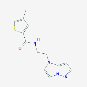 N-(2-(1H-imidazo[1,2-b]pyrazol-1-yl)ethyl)-4-methylthiophene-2-carboxamide