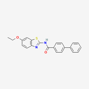N-(6-ethoxybenzo[d]thiazol-2-yl)-[1,1'-biphenyl]-4-carboxamide
