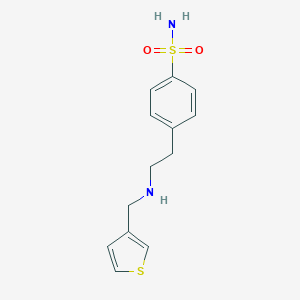 4-{2-[(Thiophen-3-ylmethyl)amino]ethyl}benzenesulfonamide