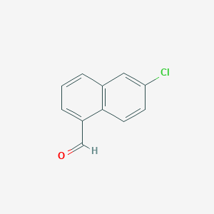 molecular formula C11H7ClO B2757637 6-氯萘-1-甲醛 CAS No. 116632-02-1