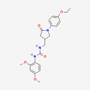 1-(2,4-Dimethoxyphenyl)-3-((1-(4-ethoxyphenyl)-5-oxopyrrolidin-3-yl)methyl)urea