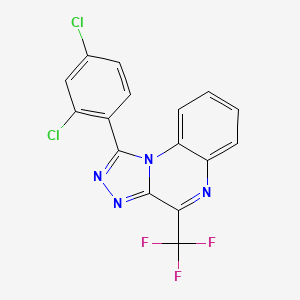 1-(2,4-Dichlorophenyl)-4-(trifluoromethyl)[1,2,4]triazolo[4,3-a]quinoxaline