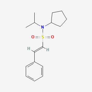 (E)-N-cyclopentyl-2-phenyl-N-propan-2-ylethenesulfonamide