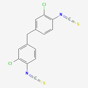 molecular formula C15H8Cl2N2S2 B2757707 4,4'-Methylenebis(2-chlorophenyl)diisothiocyanate CAS No. 206761-69-5