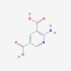 molecular formula C7H6N2O4 B2757718 2-氨基吡啶-3,5-二羧酸 CAS No. 89795-70-0