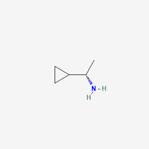 molecular formula C5H11N B2757727 (S)-1-Cyclopropylethylamine CAS No. 195252-68-7; 195604-39-8