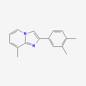 2-(3,4-Dimethylphenyl)-8-methylimidazo[1,2-a]pyridine