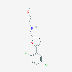 N-{[5-(2,5-dichlorophenyl)furan-2-yl]methyl}-2-methoxyethanamine