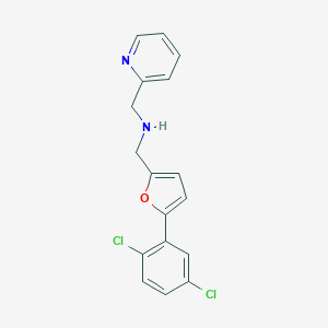 molecular formula C17H14Cl2N2O B275777 1-[5-(2,5-dichlorophenyl)furan-2-yl]-N-(pyridin-2-ylmethyl)methanamine 