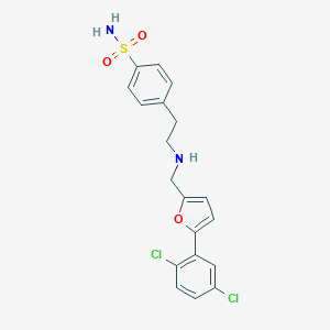 4-[2-({[5-(2,5-Dichlorophenyl)-2-furyl]methyl}amino)ethyl]benzenesulfonamide