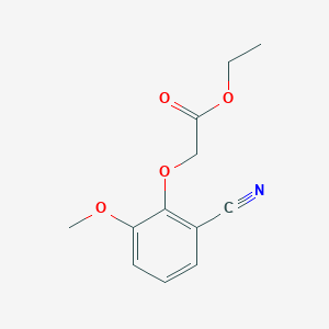 Ethyl 2-(2-cyano-6-methoxyphenoxy)acetate