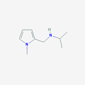 molecular formula C9H16N2 B2757795 N-[(1-Methyl-1H-pyrrol-2-yl)methyl]propan-2-amine CAS No. 1026984-88-2