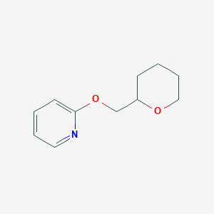 molecular formula C11H15NO2 B2757821 2-[(Oxan-2-yl)methoxy]pyridine CAS No. 2199059-48-6