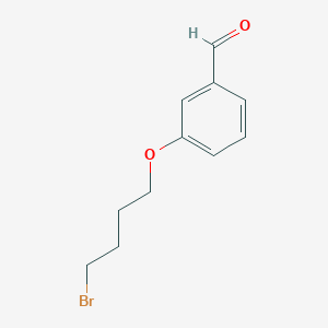 molecular formula C11H13BrO2 B2757835 3-(4-Bromobutoxy)benzaldehyde CAS No. 72621-26-2