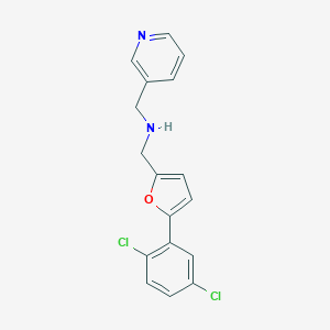 {[5-(2,5-Dichlorophenyl)-2-furyl]methyl}(pyridin-3-ylmethyl)amine