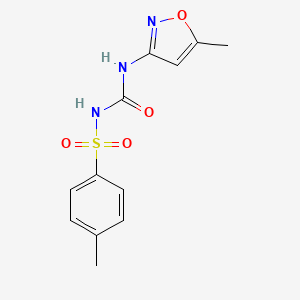 5-Methyl-3-[({[(4-methylphenyl)sulfonyl]amino}carbonyl)amino]isoxazole