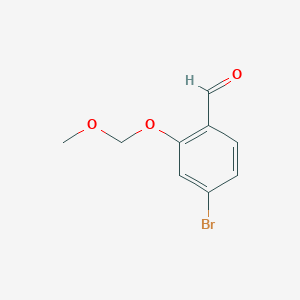 molecular formula C9H9BrO3 B2757853 4-Bromo-2-(methoxymethoxy)benzaldehyde CAS No. 194163-05-8