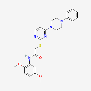 N-(3,5-dimethylphenyl)-2-[7-(4-fluorophenyl)-3-oxothieno[2,3-e][1,2,4]triazolo[4,3-c]pyrimidin-2(3H)-yl]acetamide
