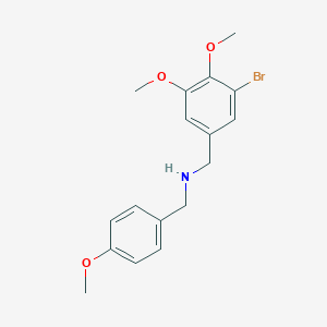 1-(3-bromo-4,5-dimethoxyphenyl)-N-(4-methoxybenzyl)methanamine