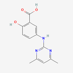 5-[(4,6-Dimethylpyrimidin-2-yl)amino]-2-hydroxybenzoic acid