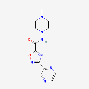 N-(4-methylpiperazin-1-yl)-3-(pyrazin-2-yl)-1,2,4-oxadiazole-5-carboxamide