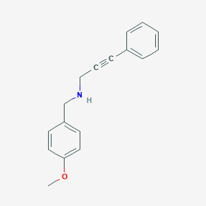 N-(4-methoxybenzyl)-3-phenylprop-2-yn-1-amine