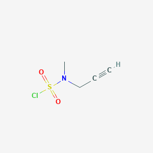 molecular formula C4H6ClNO2S B2757910 N-propargyl-N-methyl sulfamoyl chloride CAS No. 627887-59-6