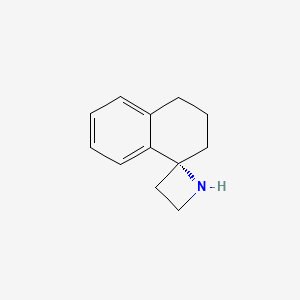 molecular formula C12H15N B2757921 (4R)-Spiro[2,3-dihydro-1H-naphthalene-4,2'-azetidine] CAS No. 1479896-22-4