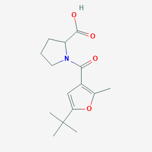 1-(5-tert-Butyl-2-methyl-furan-3-carbonyl)-pyrrolidine-2-carboxylic acid