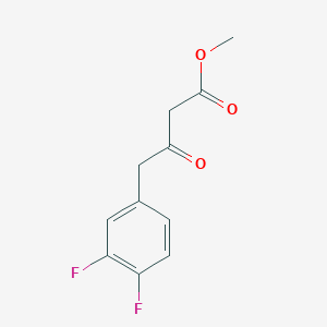 molecular formula C11H10F2O3 B2757973 Methyl 4-(3,4-difluorophenyl)-3-oxobutanoate CAS No. 1032506-99-2