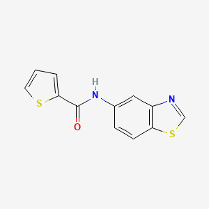 N-(benzo[d]thiazol-5-yl)thiophene-2-carboxamide