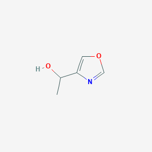 molecular formula C5H7NO2 B2758082 1-(Oxazol-4-yl)ethanol CAS No. 1612233-66-5