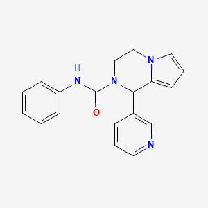 N-phenyl-1-(pyridin-3-yl)-3,4-dihydropyrrolo[1,2-a]pyrazine-2(1H)-carboxamide