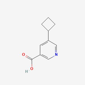 molecular formula C10H11NO2 B2758084 5-Cyclobutylnicotinic acid CAS No. 1550959-56-2
