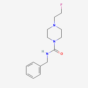 molecular formula C14H20FN3O B2758088 N-benzyl-4-(2-fluoroethyl)piperazine-1-carboxamide CAS No. 2004982-56-1