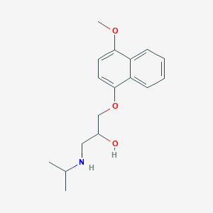 molecular formula C17H23NO3 B027581 4-Méthoxypropranolol CAS No. 18507-09-0