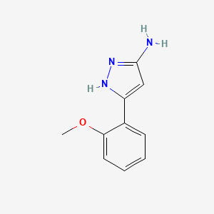 molecular formula C10H11N3O B2758105 3-(2-methoxyphenyl)-1H-pyrazol-5-amine CAS No. 149246-82-2; 909861-26-3