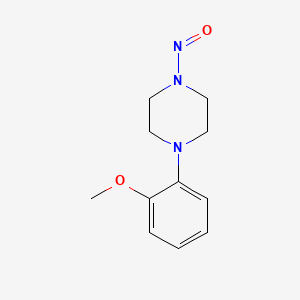 molecular formula C11H15N3O2 B2758112 N-亚硝基-1-(2-甲氧基苯基)-哌嗪 CAS No. 2219339-64-5