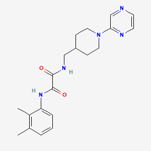 molecular formula C20H25N5O2 B2758138 N1-(2,3-dimethylphenyl)-N2-((1-(pyrazin-2-yl)piperidin-4-yl)methyl)oxalamide CAS No. 1448038-38-7