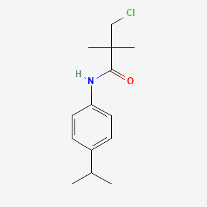 molecular formula C14H20ClNO B2758171 3-氯-N-(4-异丙基苯基)-2,2-二甲基丙酰胺 CAS No. 303986-03-0
