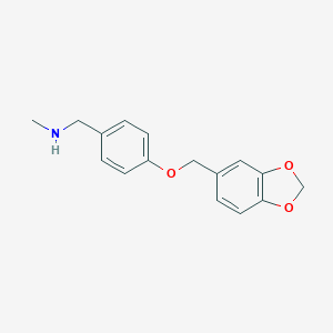 N-[4-(1,3-benzodioxol-5-ylmethoxy)benzyl]-N-methylamine