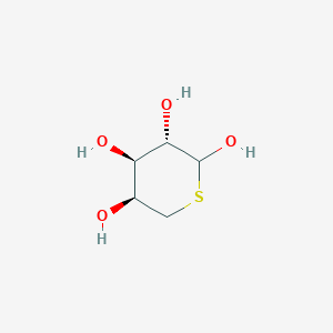 molecular formula C5H10O4S B2758192 (3S,4R,5S)-硫代环己糖-2,3,4,5-四醇 CAS No. 2089580-30-1