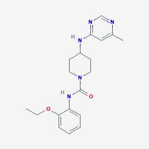 N-(2-Ethoxyphenyl)-4-[(6-methylpyrimidin-4-yl)amino]piperidine-1-carboxamide