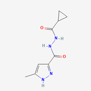 N'-(cyclopropylcarbonyl)-3-methyl-1H-pyrazole-5-carbohydrazide