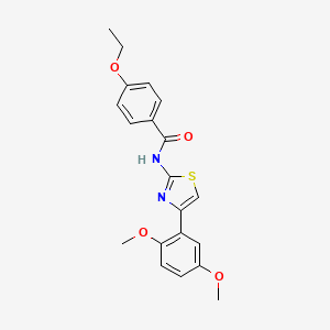 N-[4-(2,5-dimethoxyphenyl)-1,3-thiazol-2-yl]-4-ethoxybenzamide