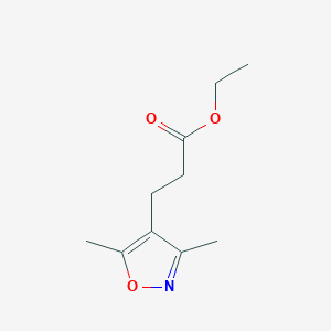 Ethyl 3-(3,5-dimethylisoxazol-4-yl)propanoate