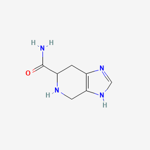 molecular formula C7H10N4O B2758256 1H,4H,5H,6H,7H-imidazo[4,5-c]pyridine-6-carboxamide CAS No. 1246041-84-8