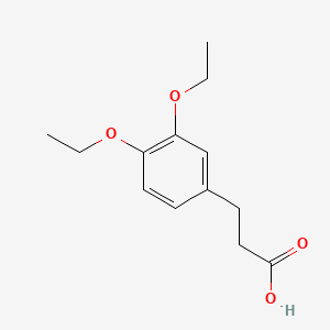 molecular formula C13H18O4 B2758268 3-(3,4-二乙氧基-苯基)-丙酸 CAS No. 79622-99-4